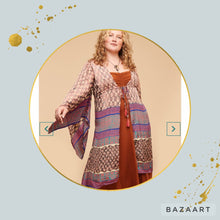 Load image into Gallery viewer, Eco : Mixed Print Duster / Robe
