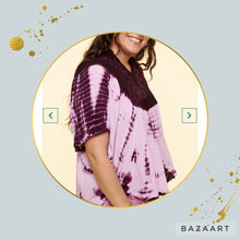 Load image into Gallery viewer, Eco : Hippie Tie Dye Blouse
