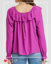 Load image into Gallery viewer, Eco : NWT Ruffle Blouse
