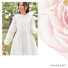 Load image into Gallery viewer, Eco White Cotton Dress
