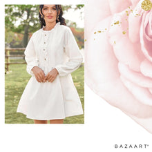 Load image into Gallery viewer, Eco White Cotton Dress
