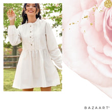 Load image into Gallery viewer, Eco White Cotton Dress
