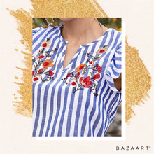 Load image into Gallery viewer, Eco Embroidered Cotton Top
